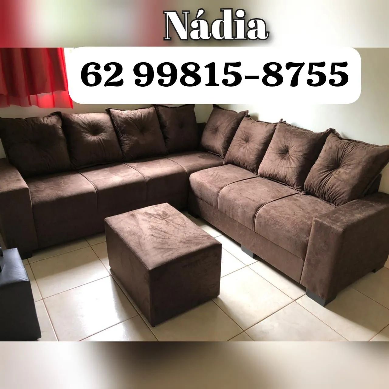 Sofá 7 lugares 2.35x2.35 