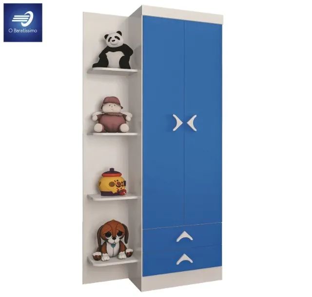 OFERTA Guarda-Roupa Infantil com 2 Gavetas 2 Portas  - Foto 4