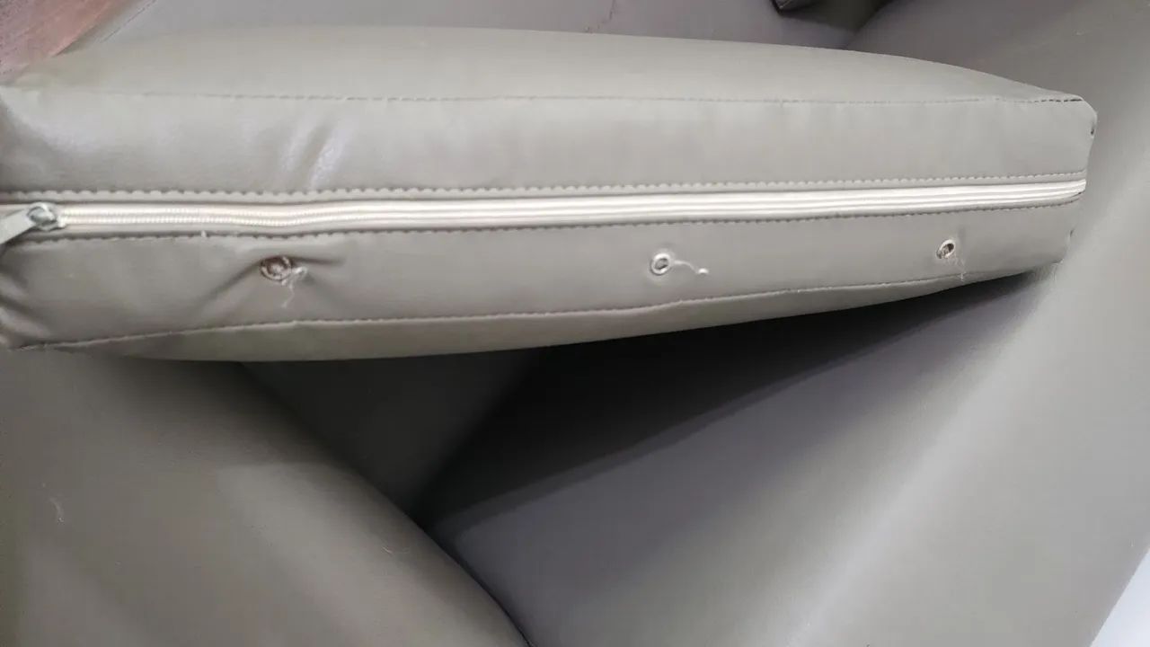 Sofá 2 Lugares Cinza Moderno - Foto 3