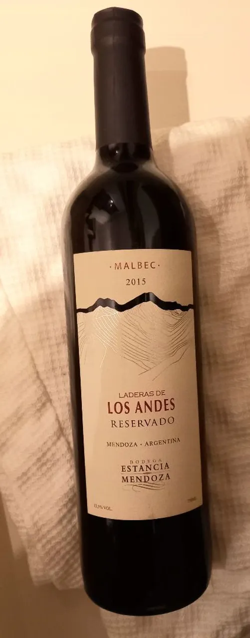 Vinho Malbec Los Andes Reservado 2015