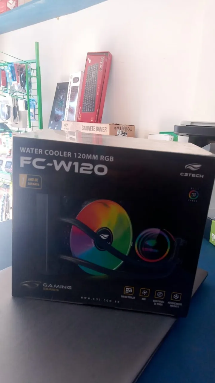 WaterCooler C3tech FC-W120 120mm NOVO LACRADO FRETE GRÁTIS PARA MACEIÓ