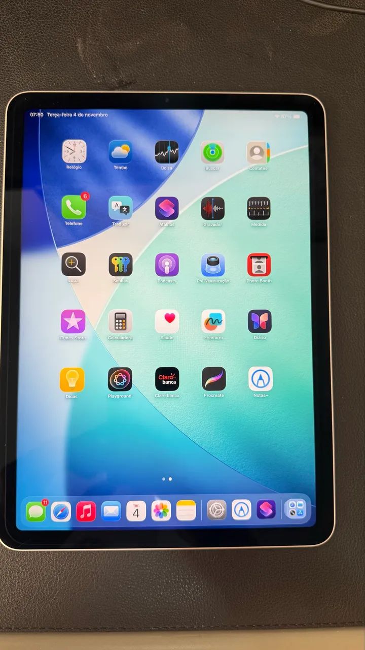 Apple iPad Air 5ª geração 256 GB Chip M1 10.9 polegadas Wi Fi Estelar  - Foto 2