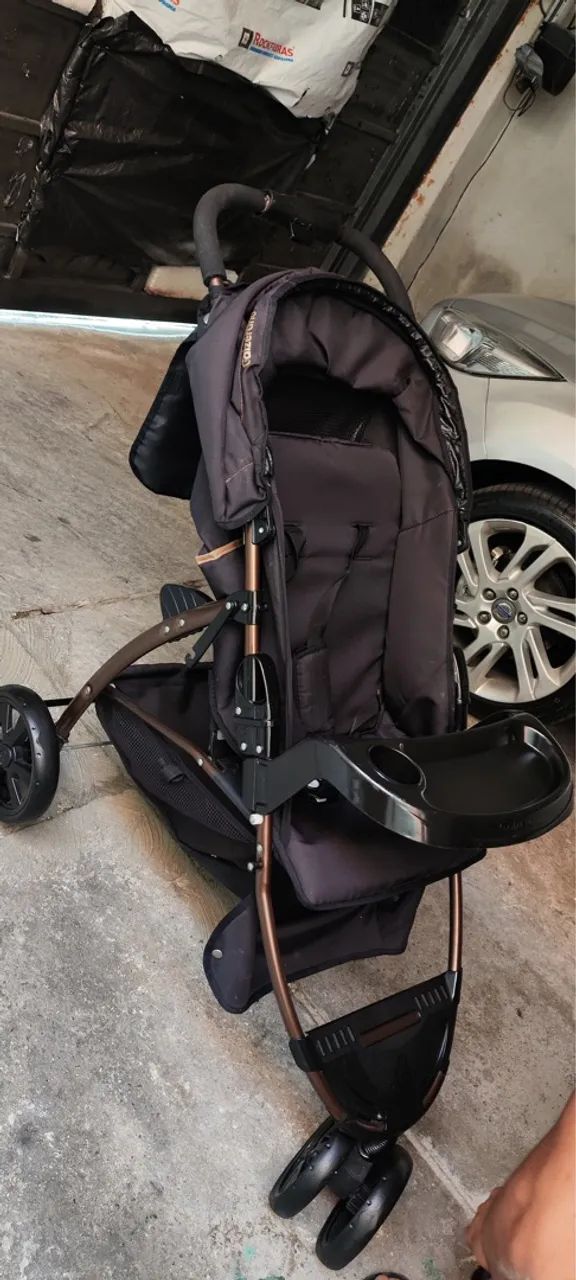 Carrinho de bebê Galzerano Cross trail preto/cobre - Foto 3