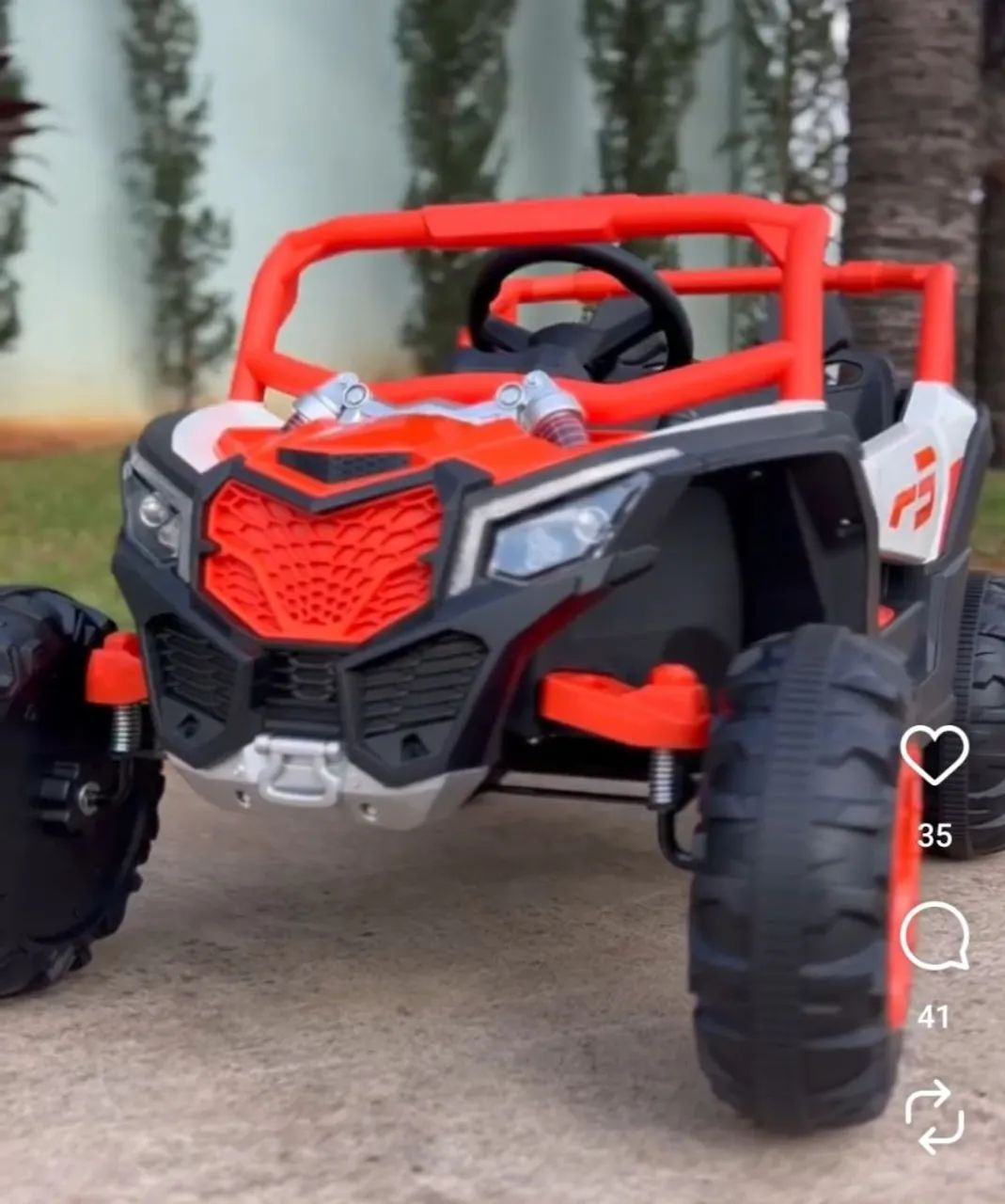 Carrinho elétrico infantil maverick 