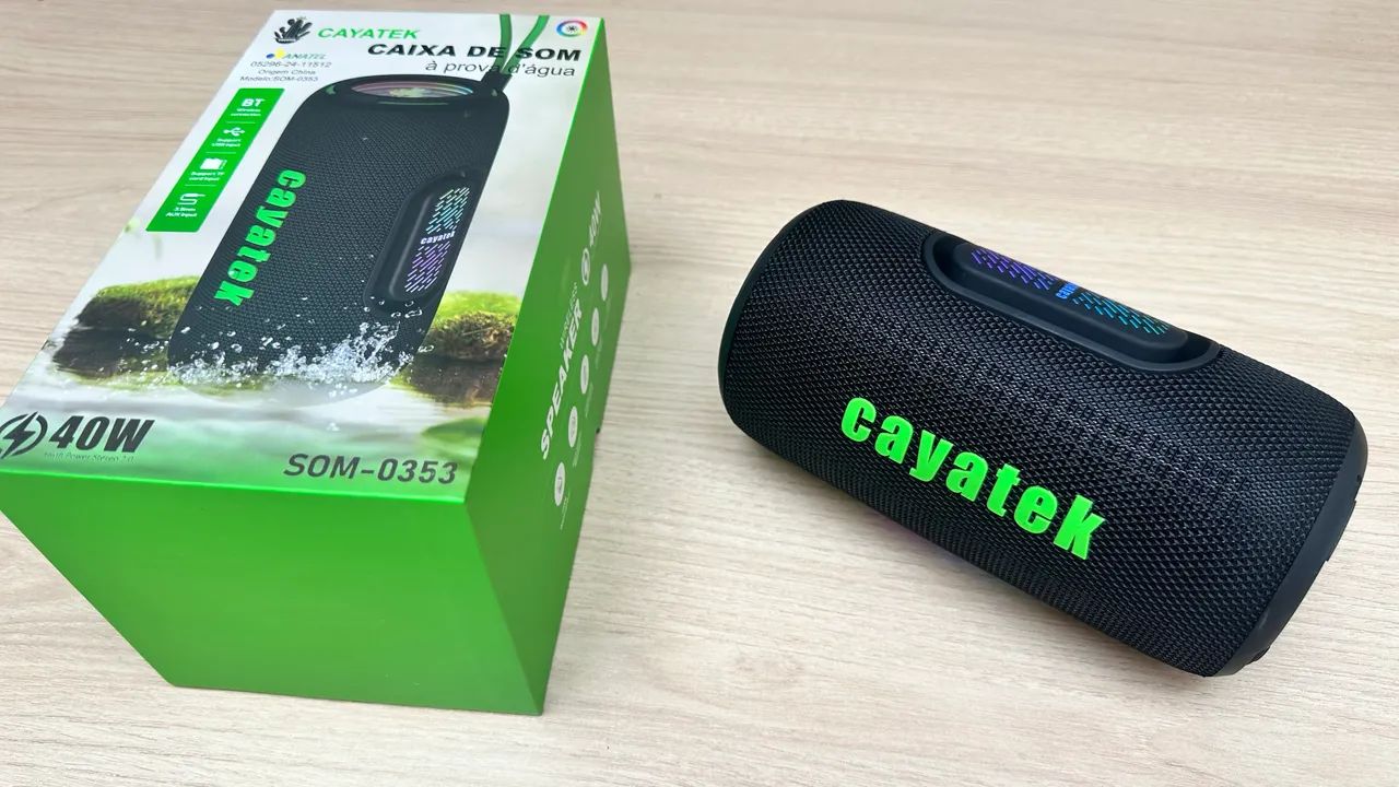 CAIXA SOM BLUETOOTH 40W