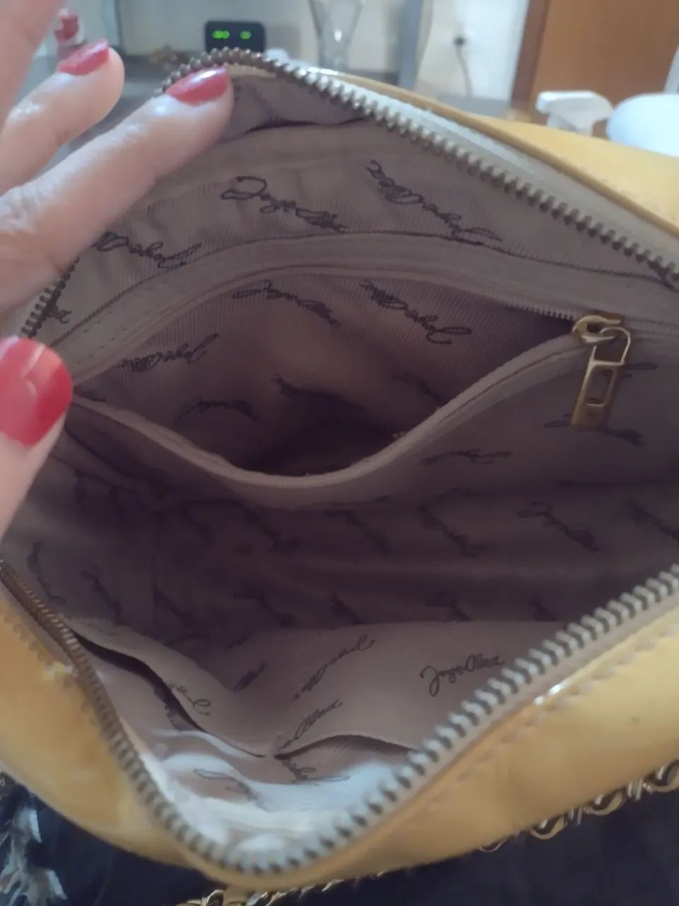 Promoção linda bolsa clássica retro Jorge Alex com ferragem dourada  - Foto 3