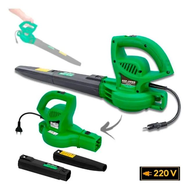 SOPRADOR DE FOLHAS POTENTE 2000W GSF2000 220V - Foto 3