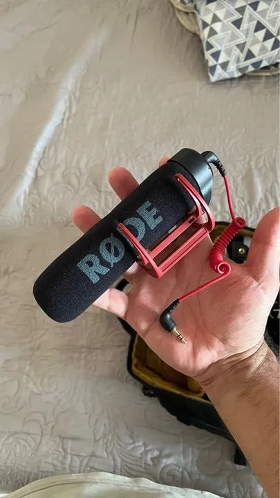 Microfone Rode VideoMic Go, pouco uso! 