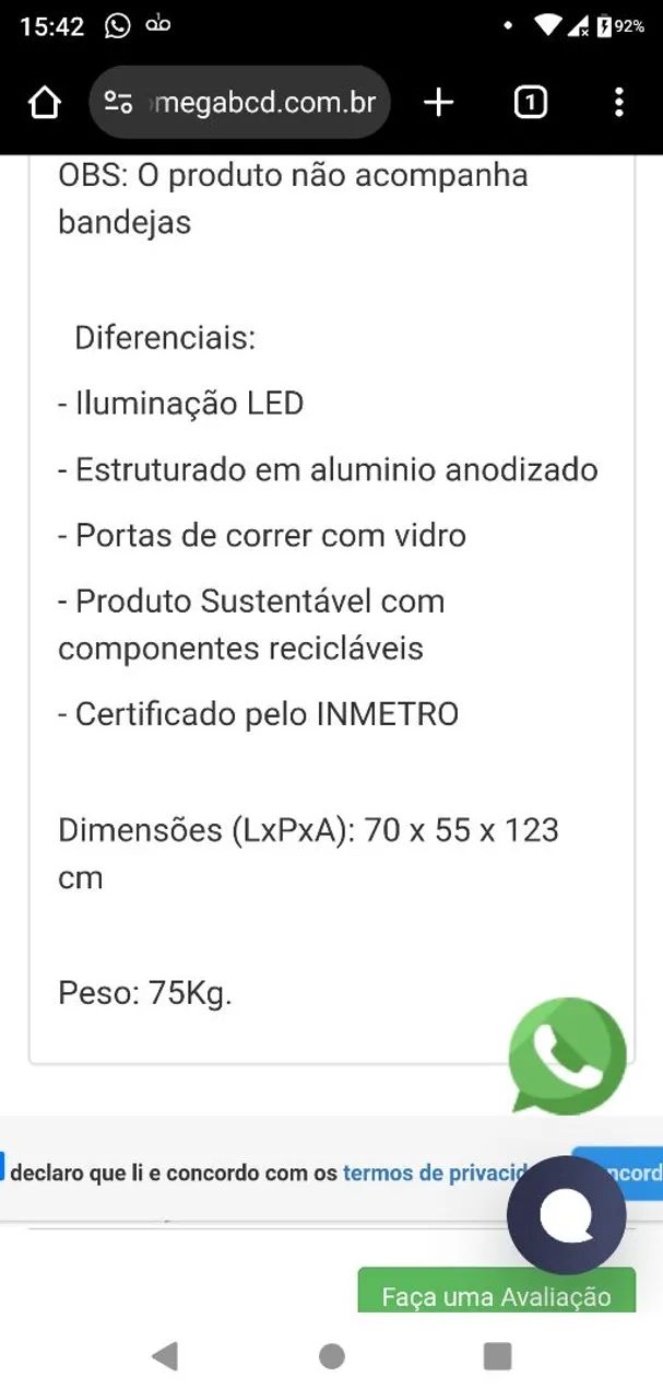 Vitrine Quente Para Salgados - OMEGA  - Foto 3