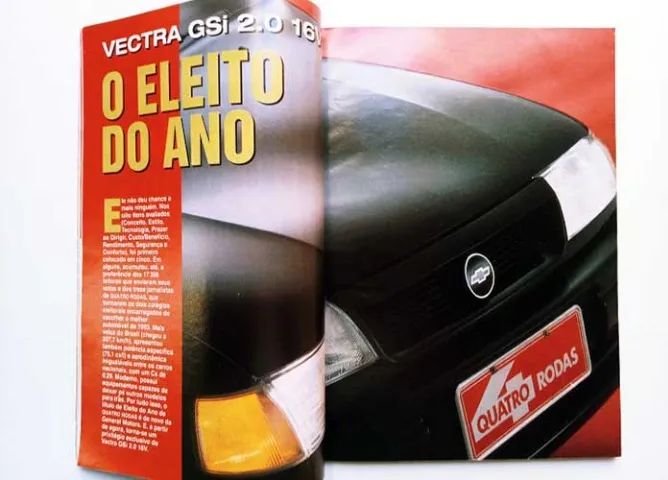 Vectra GSI 1994, Eleito do Ano - Revista Quatro Rodas  - Foto 2