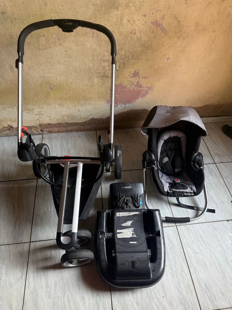 Carrinho de bebê kiddo 3 em 1  - Foto 6