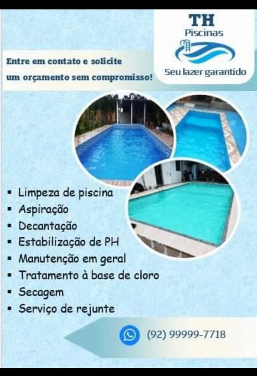 TH PISCINAS -SEU LAZER GARANTIDO!