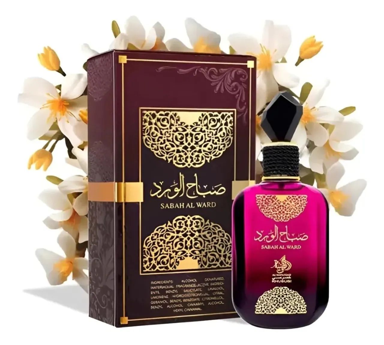 Perfume Árabe Sabah Al Ward 100ml original- novo