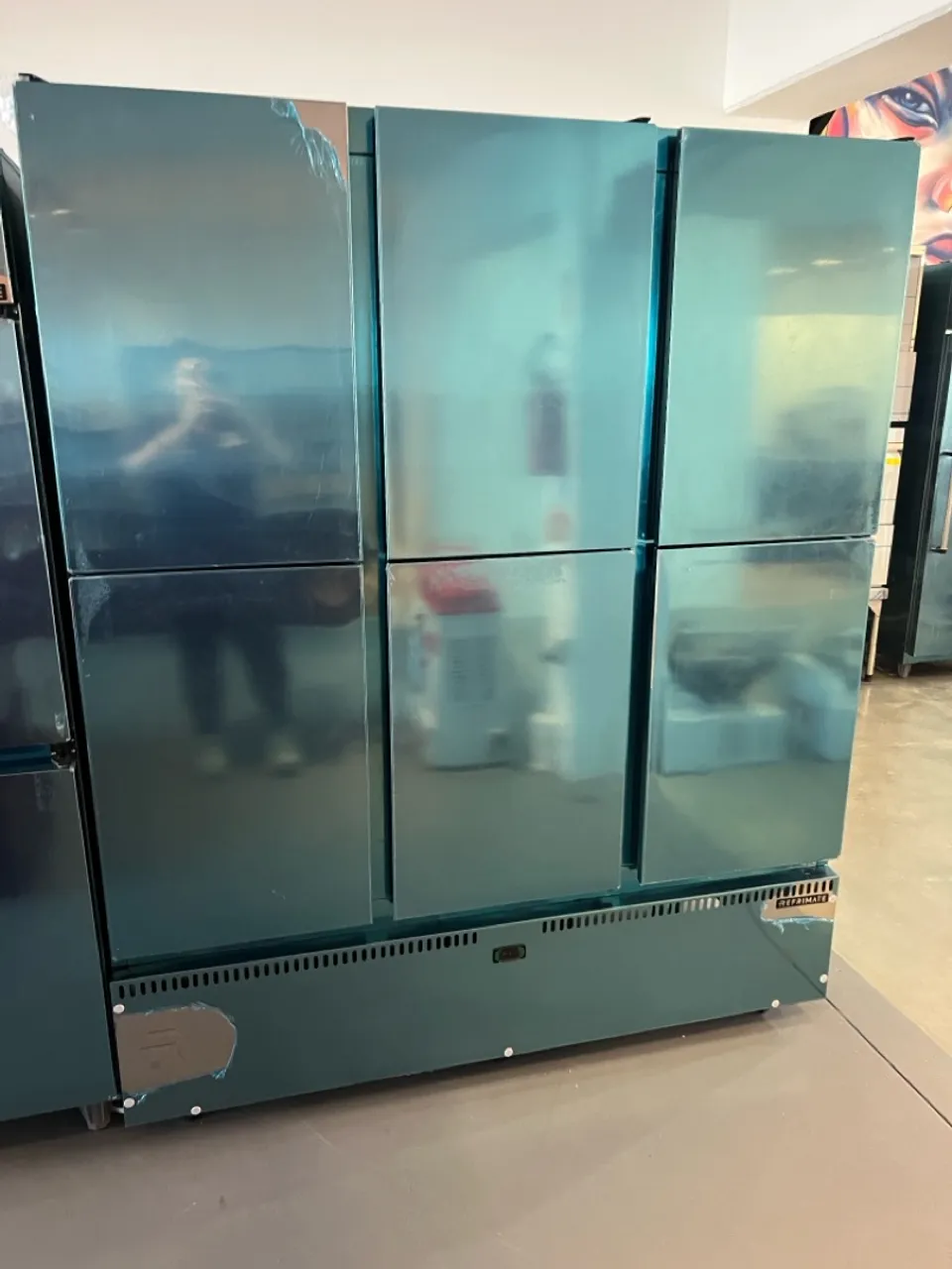 Geladeira Industrial 6 portas total inox - nova - pronta entrega