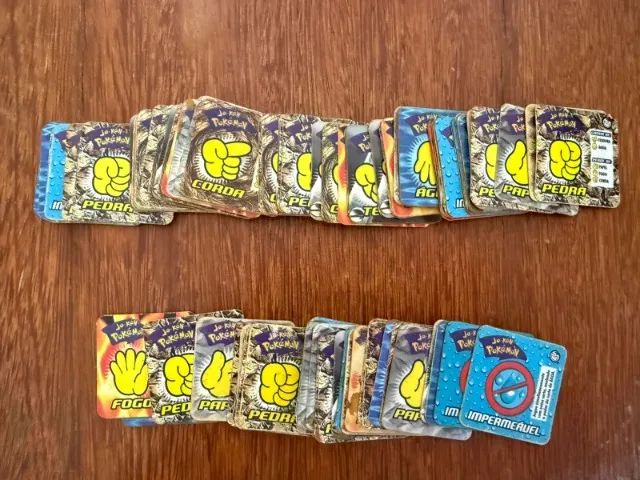 Coleção cartas Elma Chips Jo-ken-Pokémon Original - Foto 2