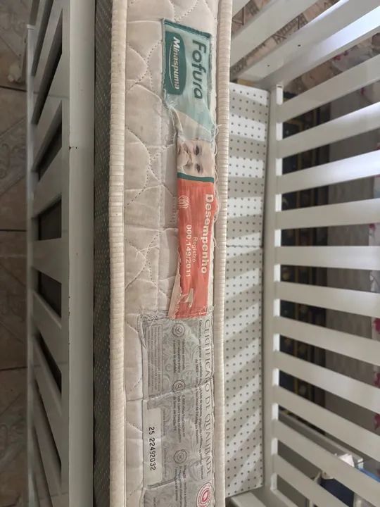 Berço de mdf branco padrão americano  - Foto 4