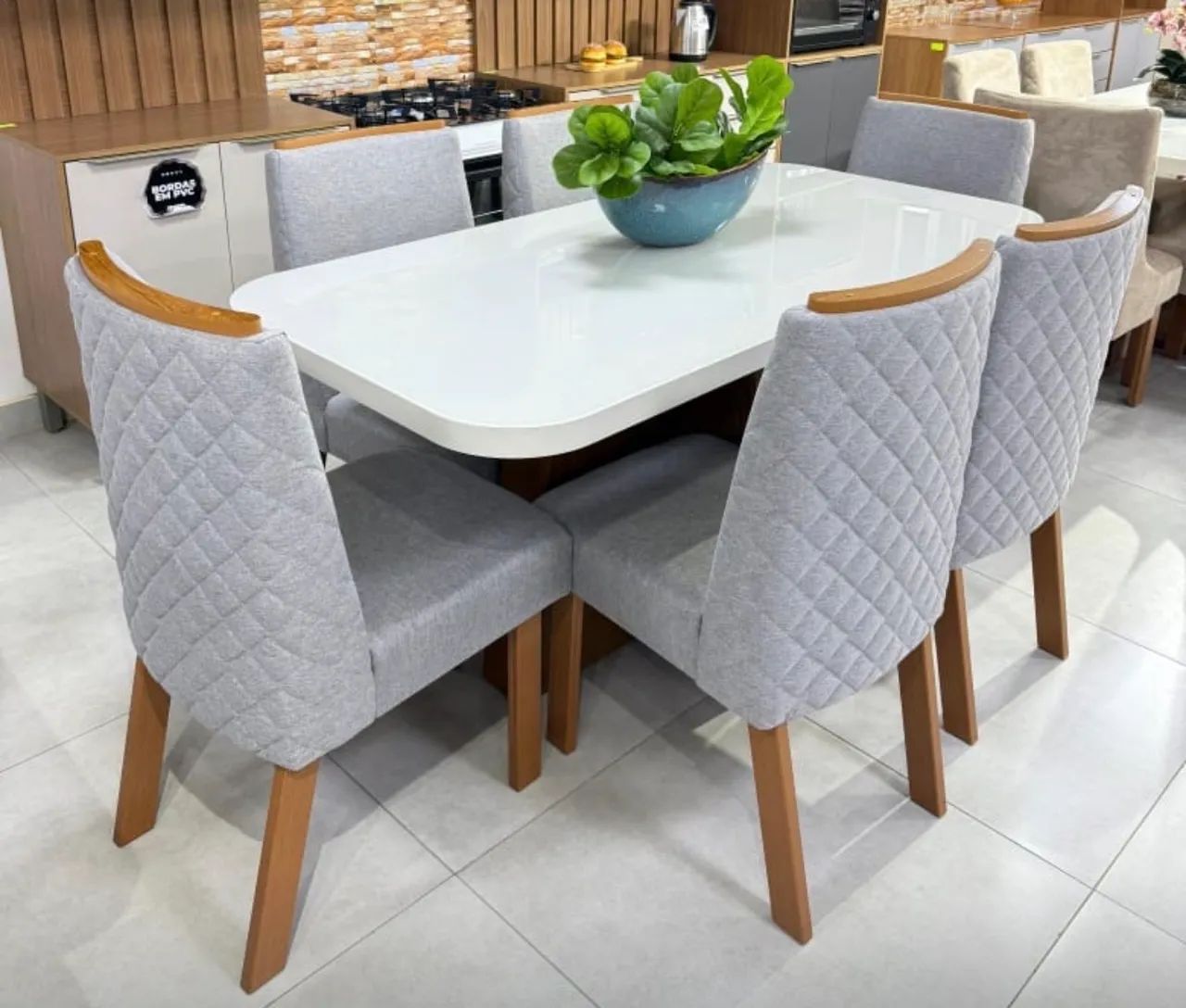 Mesa com 6 cadeiras últimas unidades  - Foto 2