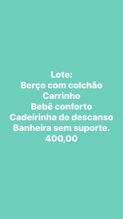 Lote completo para bebê