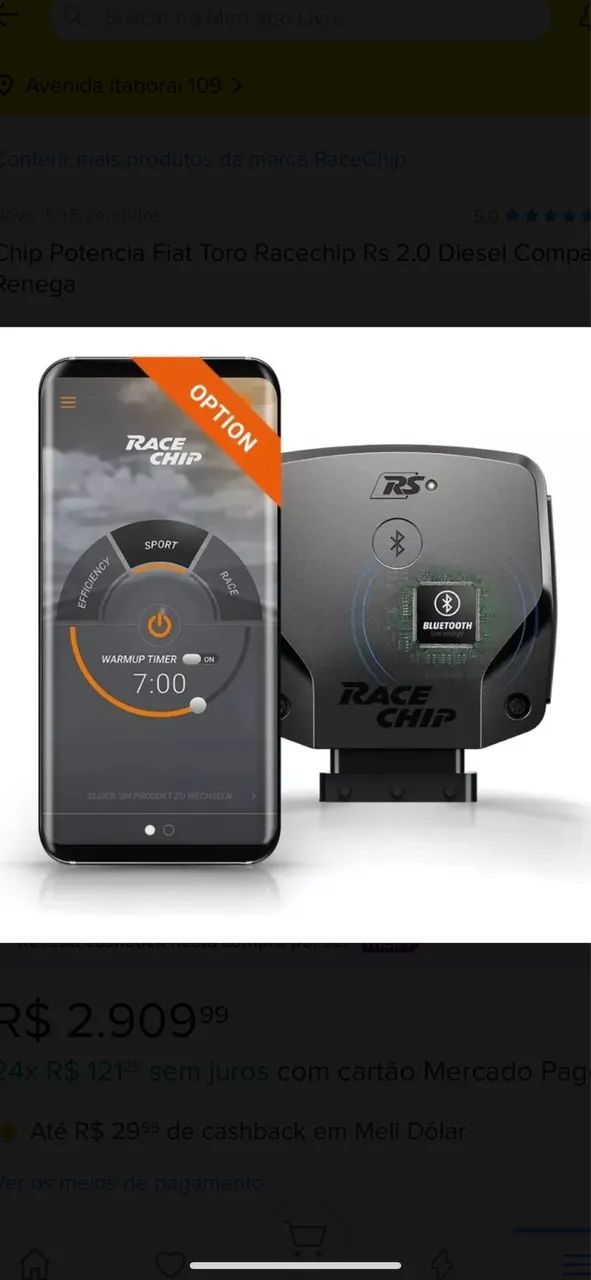 Chip de potência Toro Diesel 2.0 / Compass - Foto 2