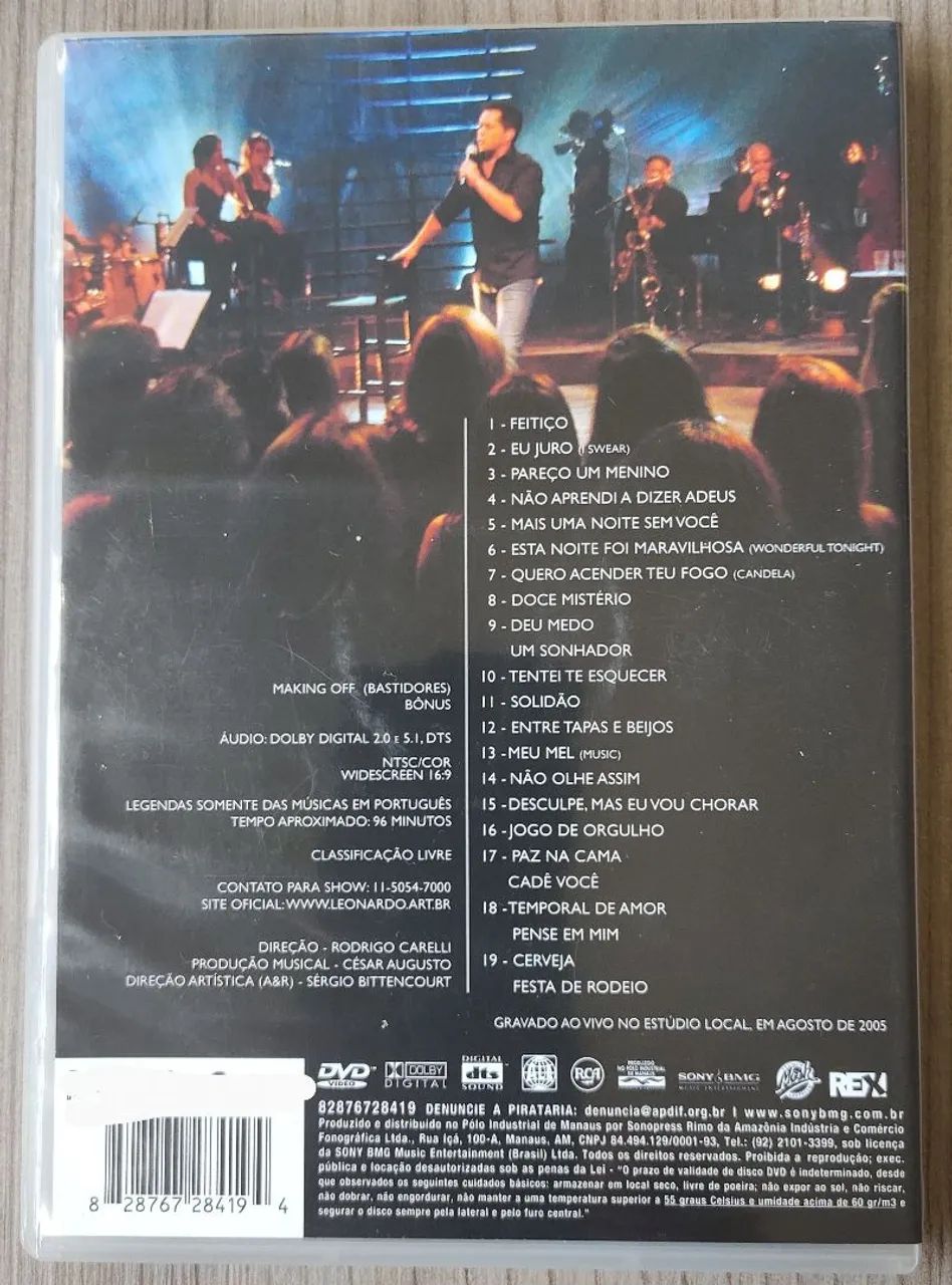 DVD Leonardo Acústico - Foto 3