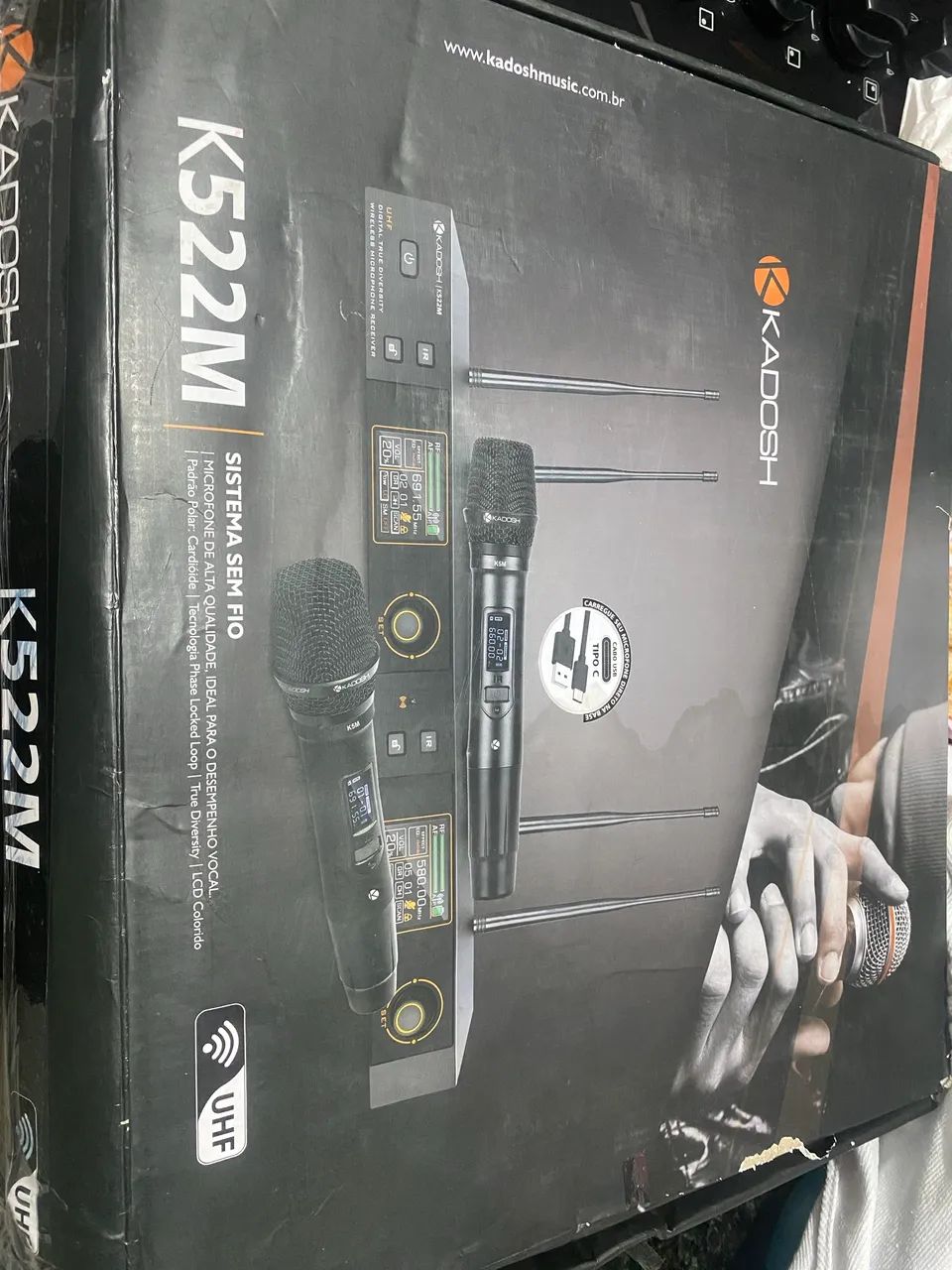 KADOSH 2  Microfones sem fio, K522M - Foto 3