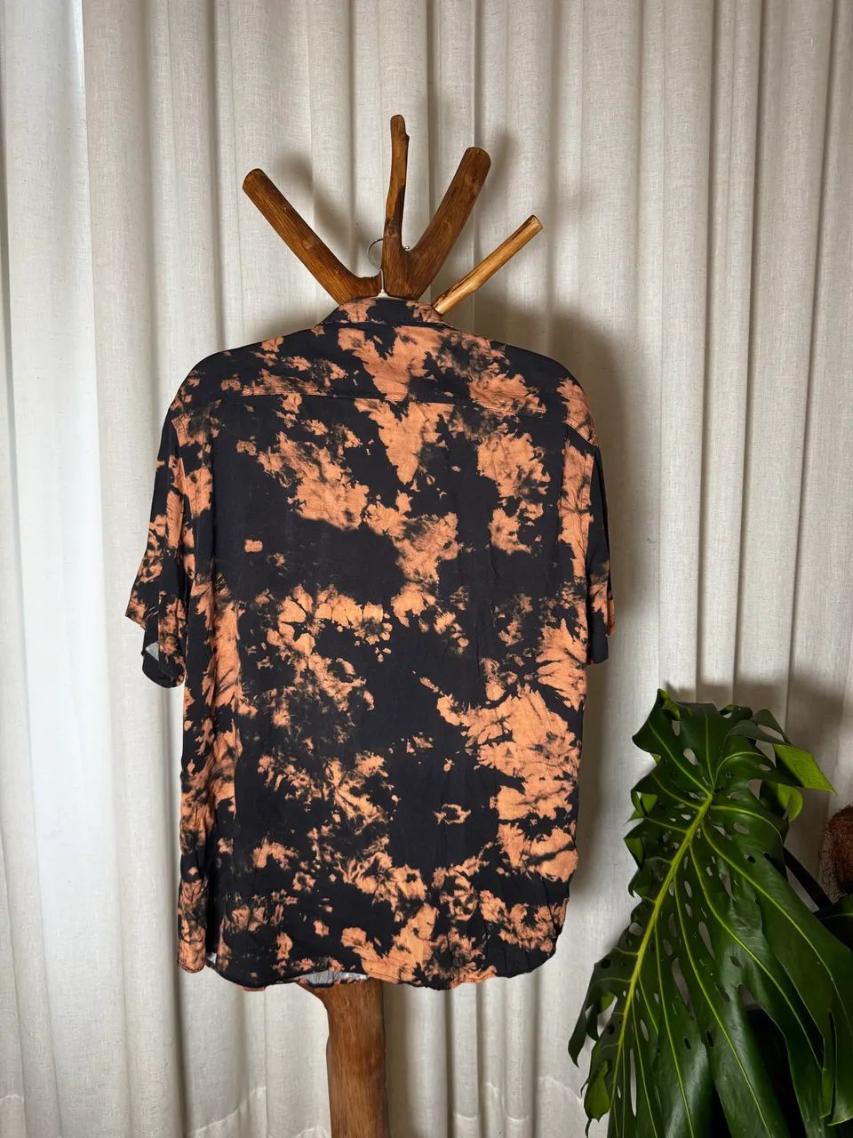 Camisa de botão tie dye - Foto 2