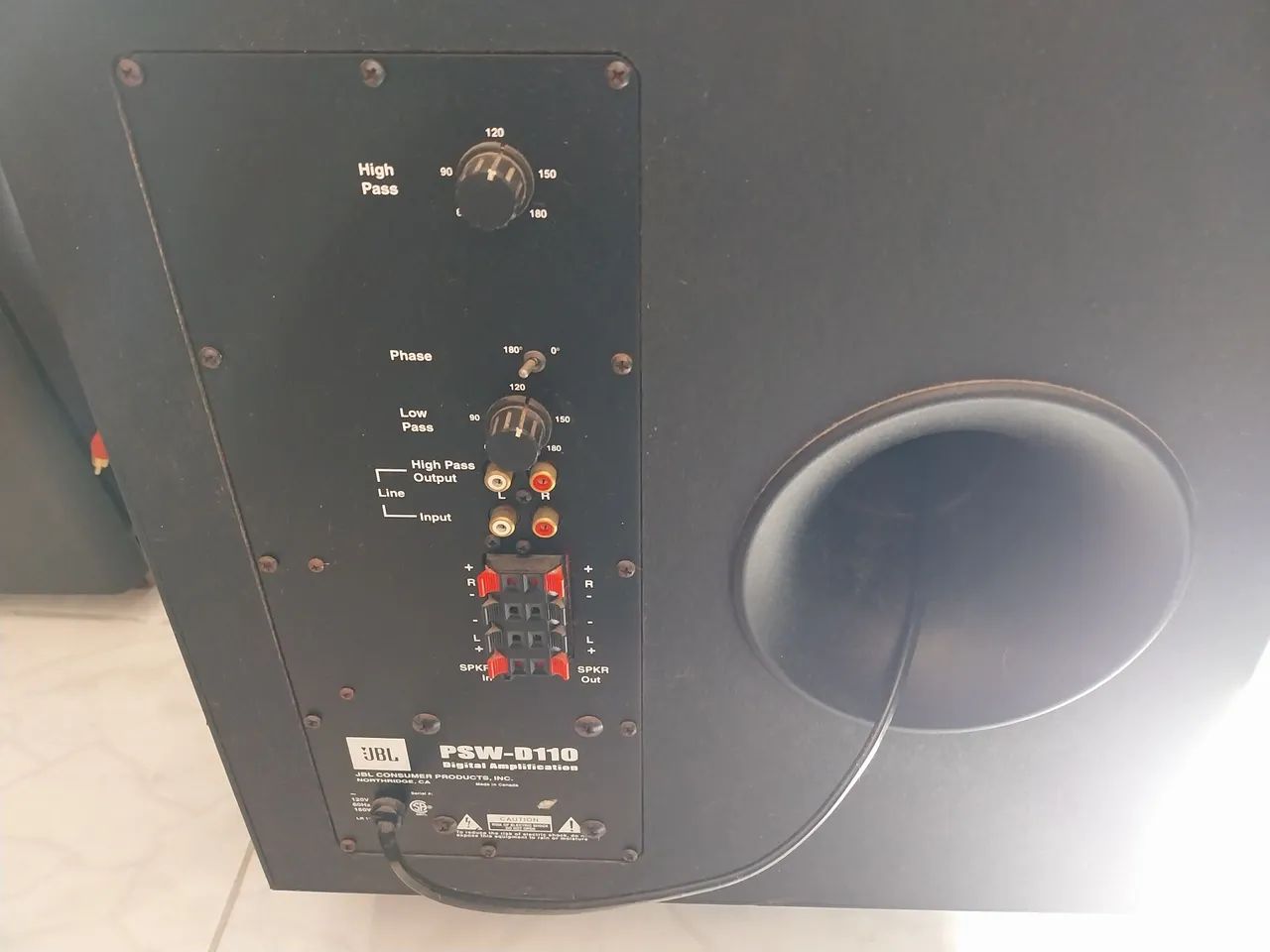 Caixa de Som Subwoofer Infinity  zPs.212 400 watts.  - Foto 5
