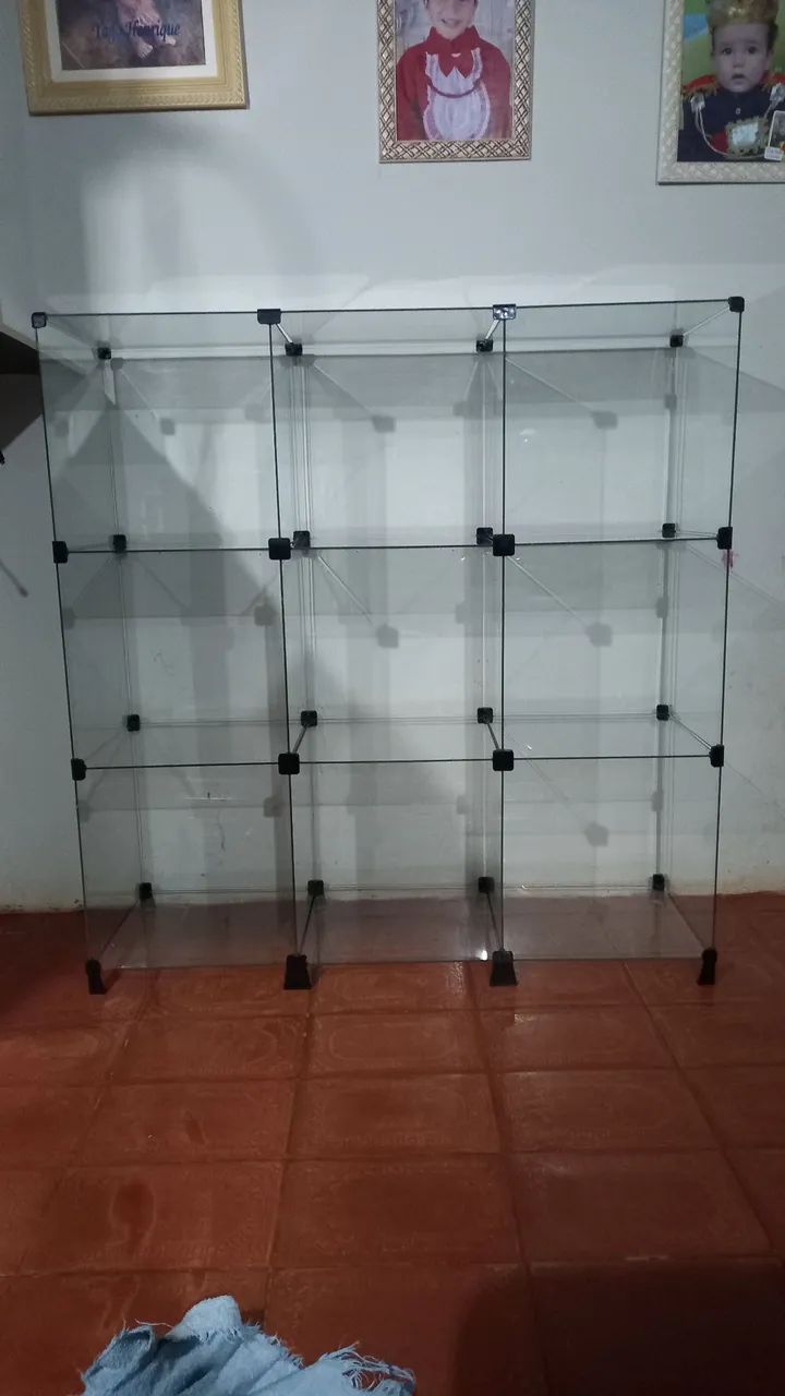 Expositor de Vidro com Prateleiras. Vitrine - Foto 2