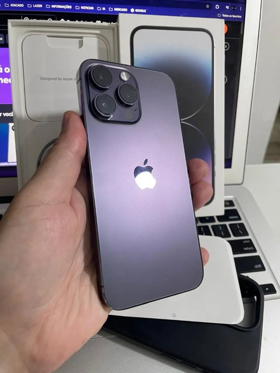IPhone 14 Pro Max de 256GB Excelente - Troco e parcelo - No centro de BH - Foto 4