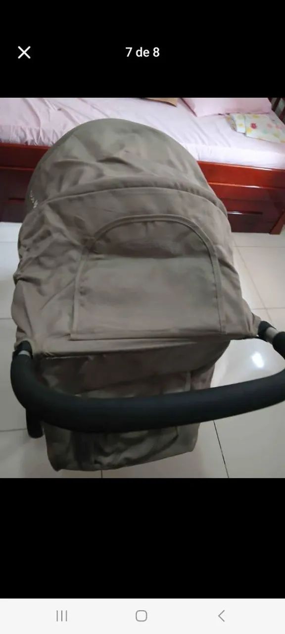Carrinho de Bebê Compacto, marca  kiddo  usado. - Foto 4