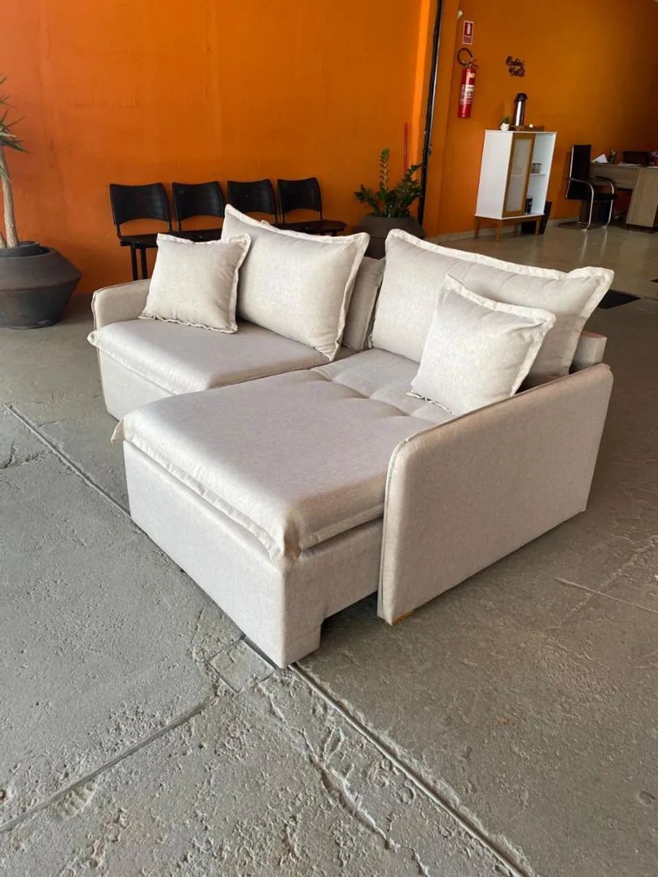 Sofá cama de linho  - Foto 5