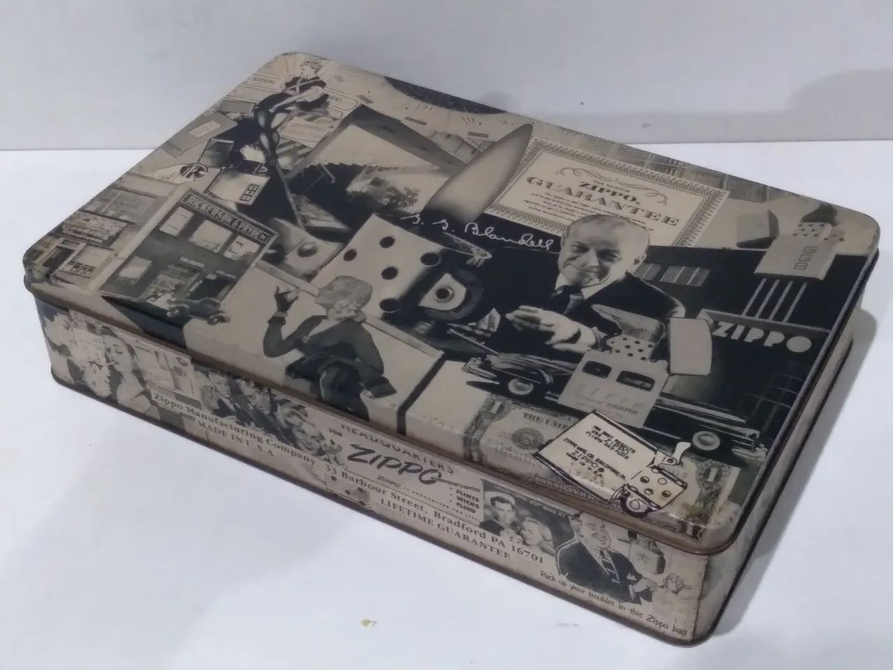Caixa de Metal Vintage Zippo - Foto 2