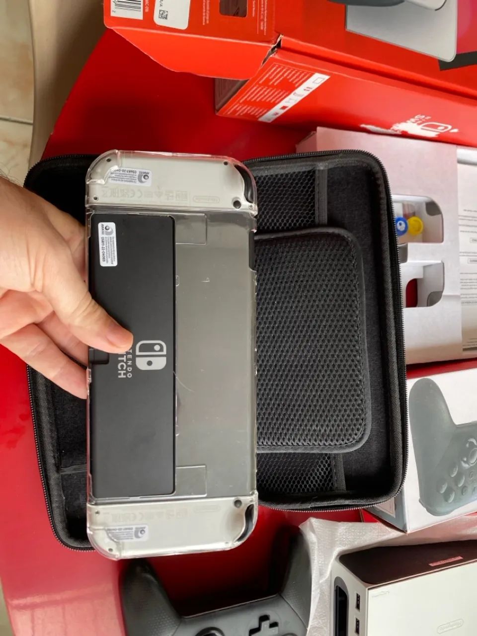 Nintendo - Switch Modelo Oled Com Joy-con - Branco - Foto 2