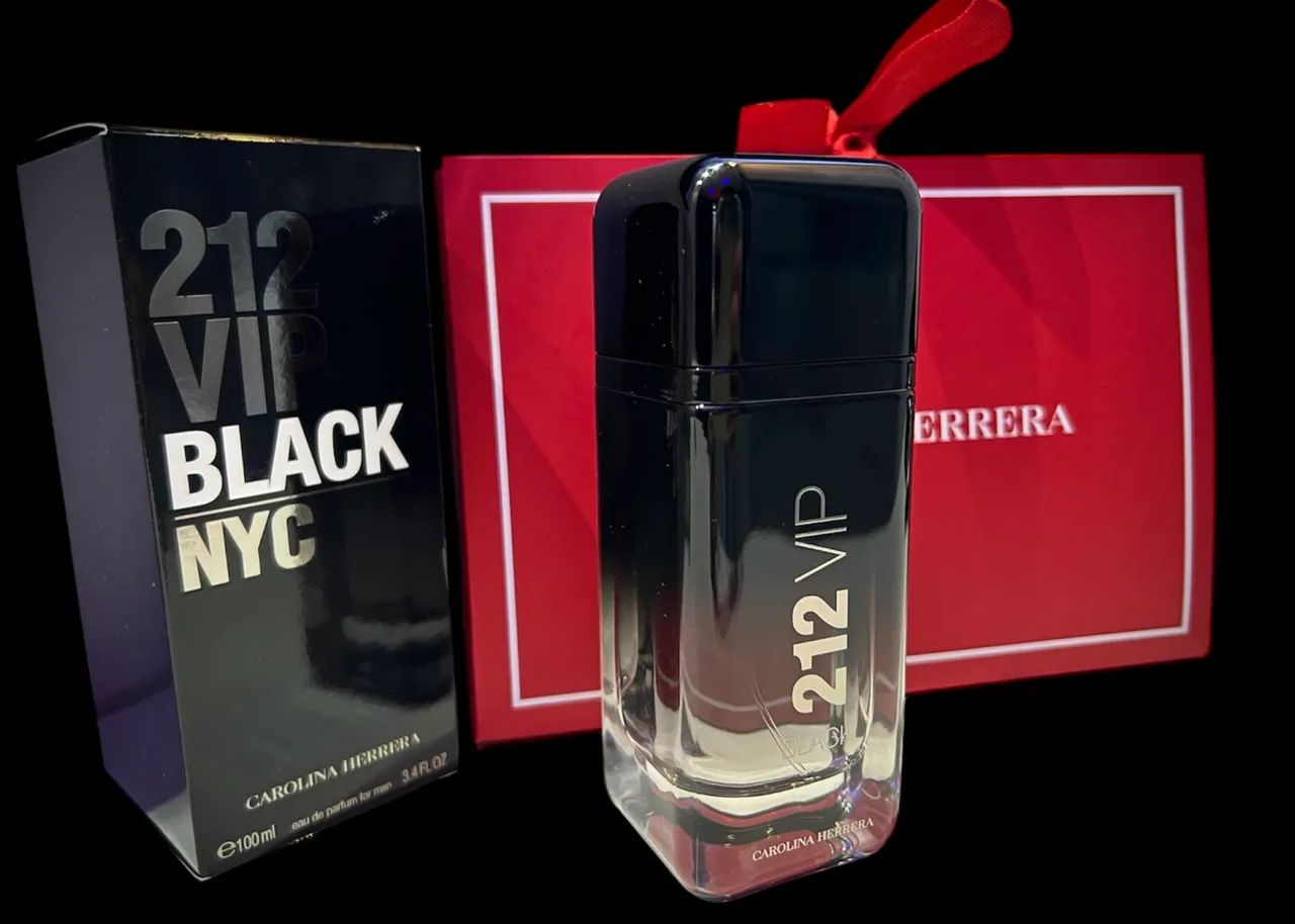 Perfume 212 vip black carolina herreira 100ml 
