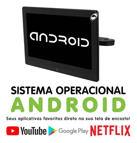 Monitor Encosto Acoplar 10 Android Full Touch Usb H-tech - Foto 2