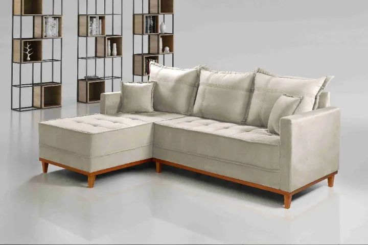 Conjunto Estofado Milão 230 Mudulos 2Lgs mais Chaise SR