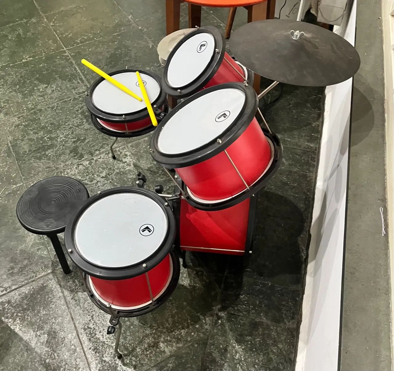 Bateria Infantil Star Kids - Brinquedo Musical - Foto 2