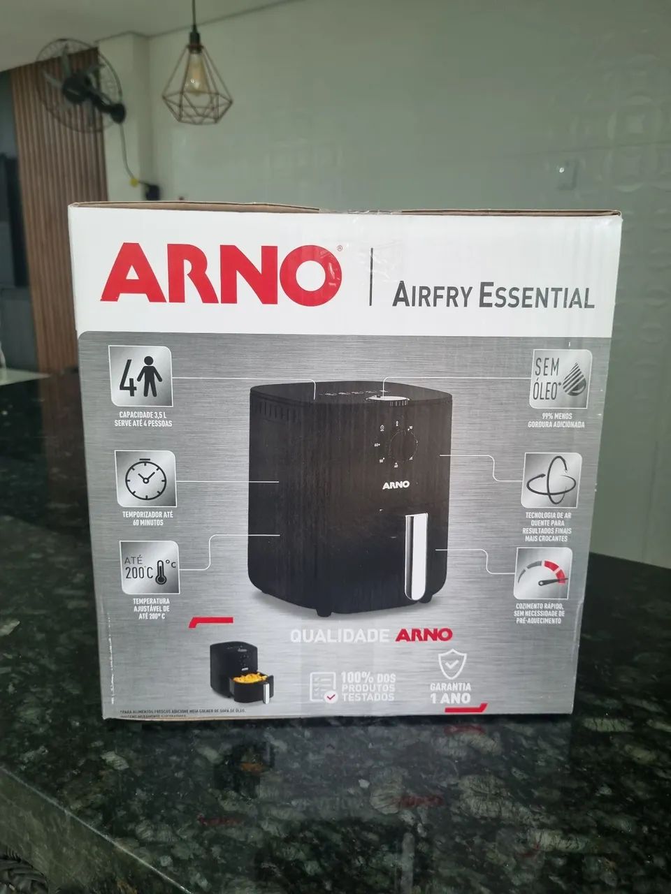Air Fryer Arno Essential 3,5L - Sem Óleo!