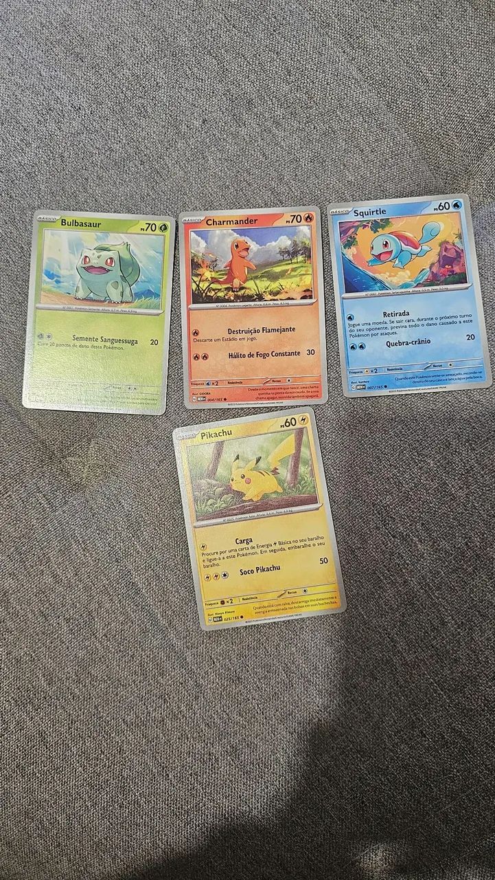 Cartas Pokémon TCG - Edição Brasileira