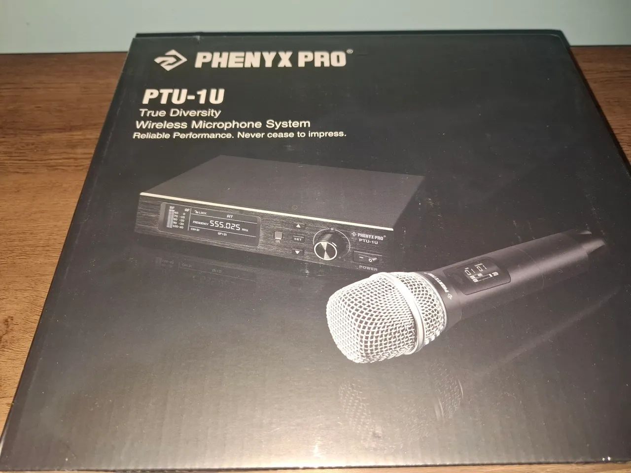 Microfone Sem Fio Phenyx Pro PTU-1U - True Diversity