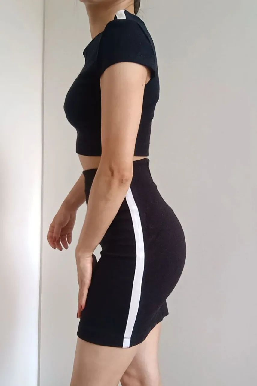 Conjunto Revanche Cropped e saia  - Foto 2