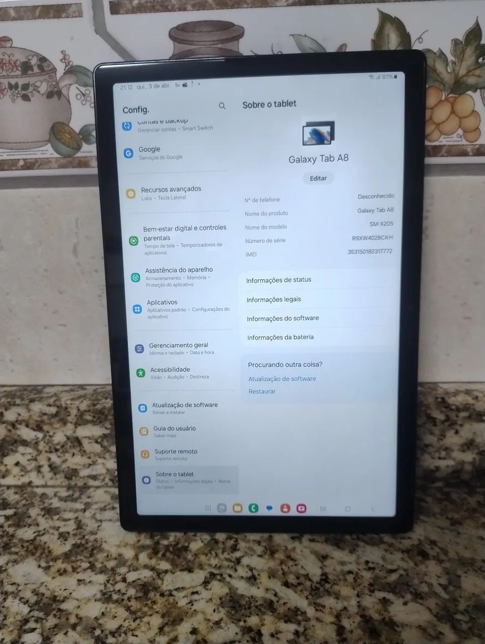 Tablet Samsung A8 SM 205X - Foto 2