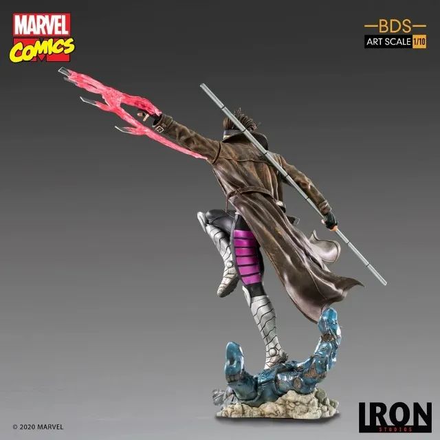 Gambit - X-Men Marvel Comics - BDS Art Scale 1/10 - Iron Studios - Foto 5