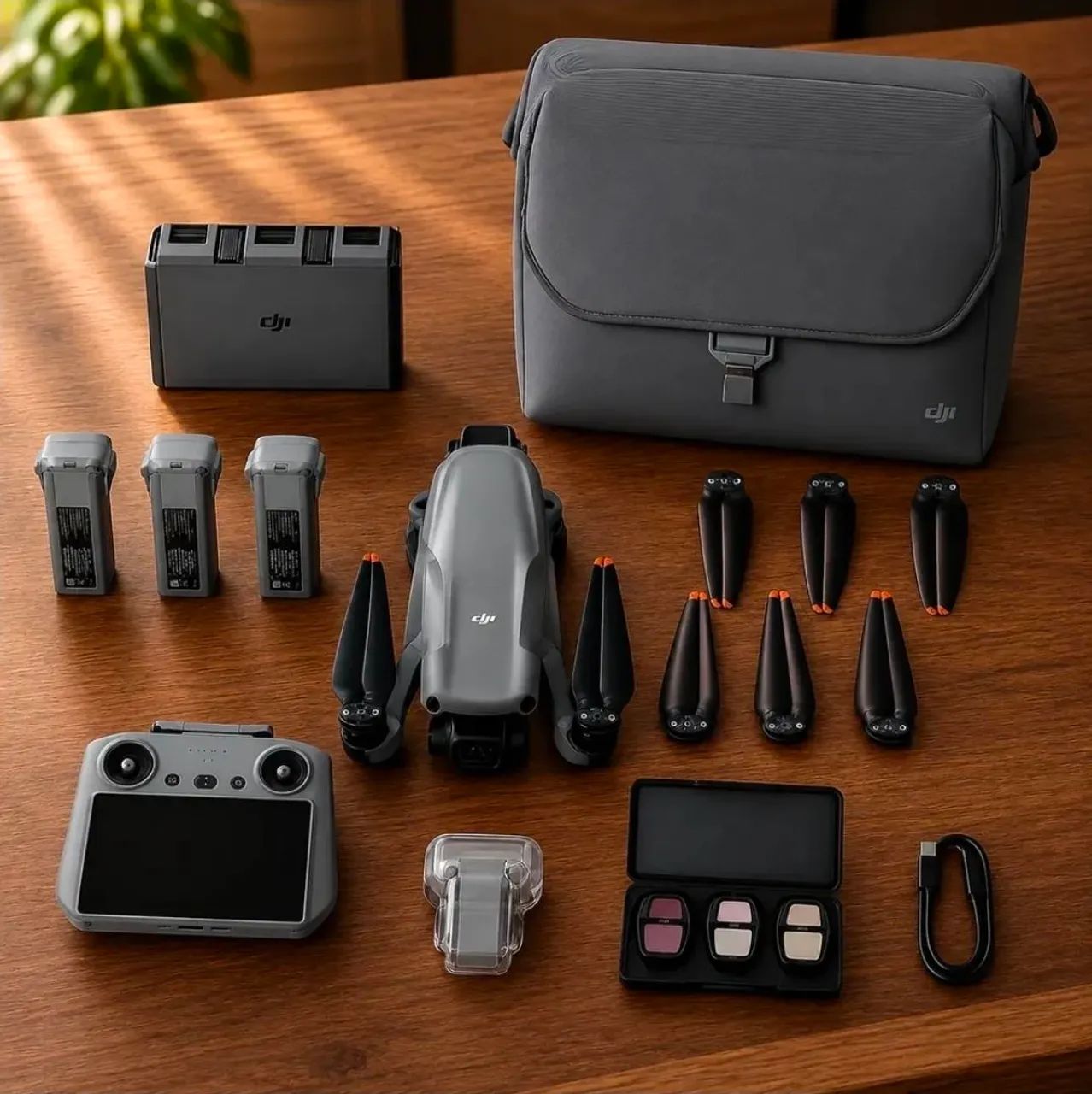 Drone Dji Air 3s Fly More Combo (com Tela)  - Foto 5