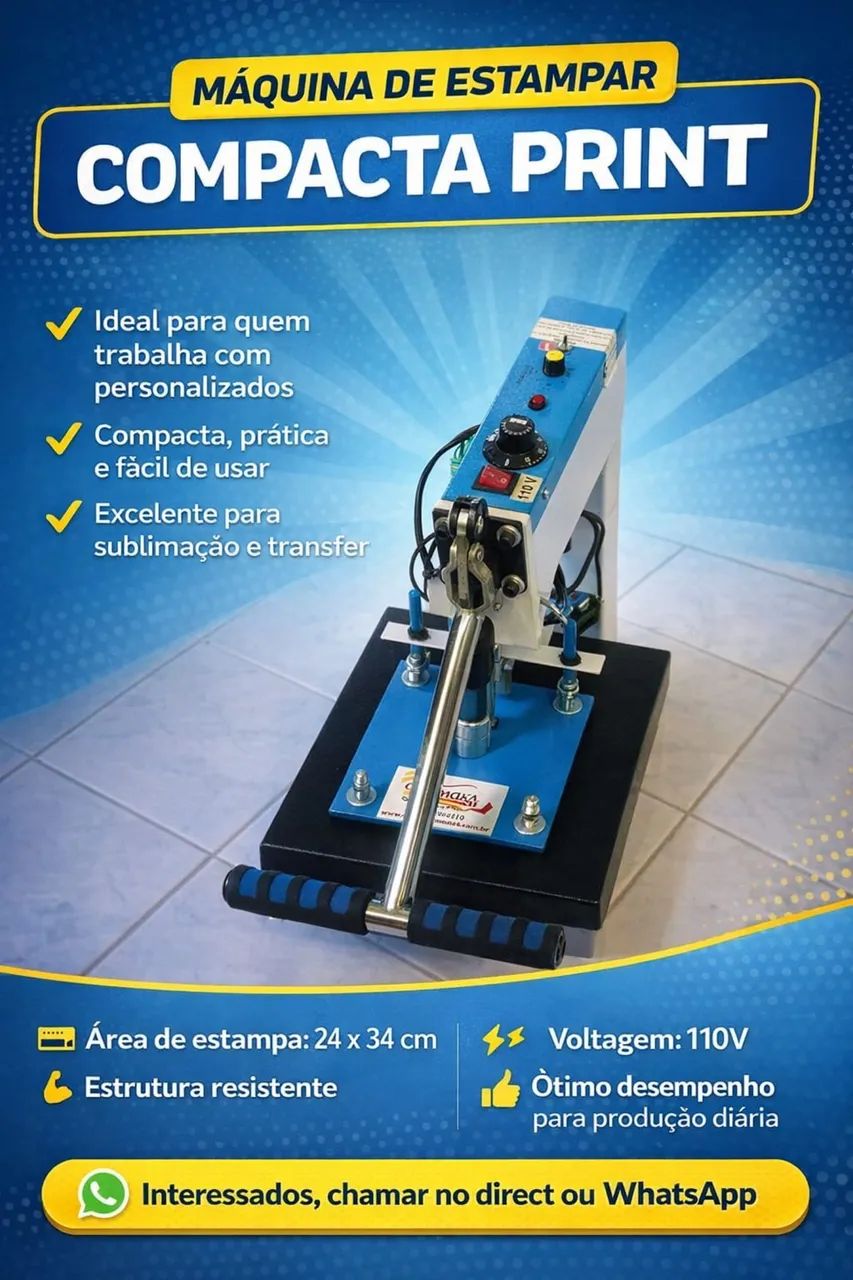 Máquina de Estampar Compacta Print