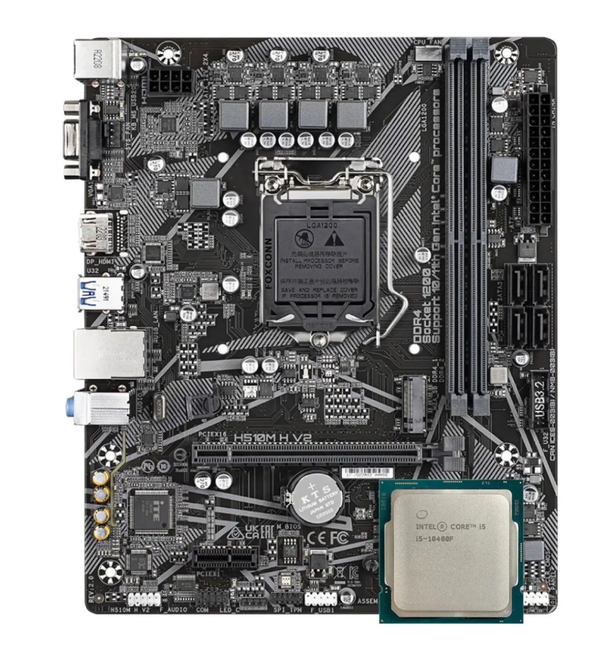 KIT I510400F + H510MHP BIOSTAR