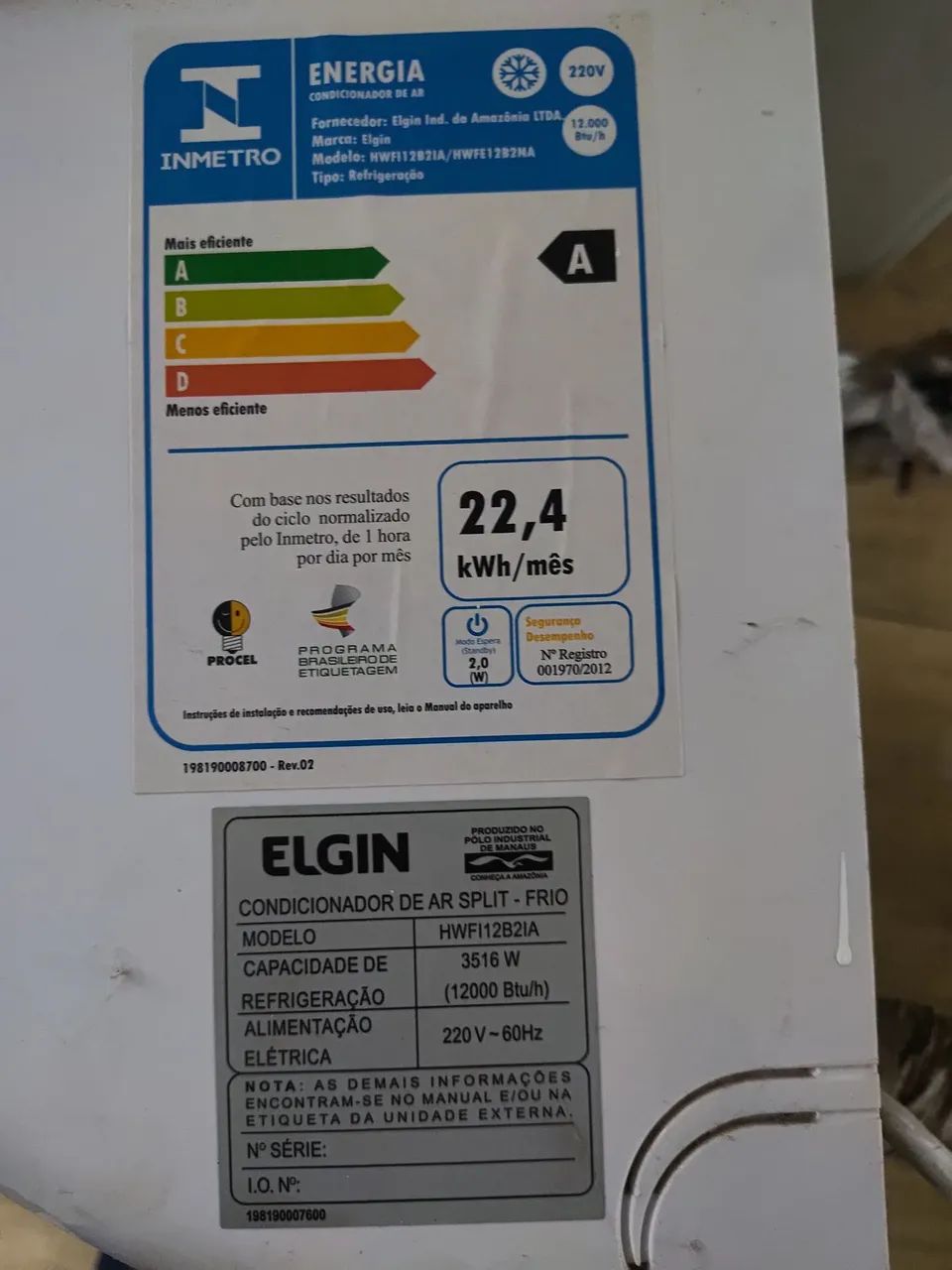 Ar condicionado De 12000Btus - Foto 2