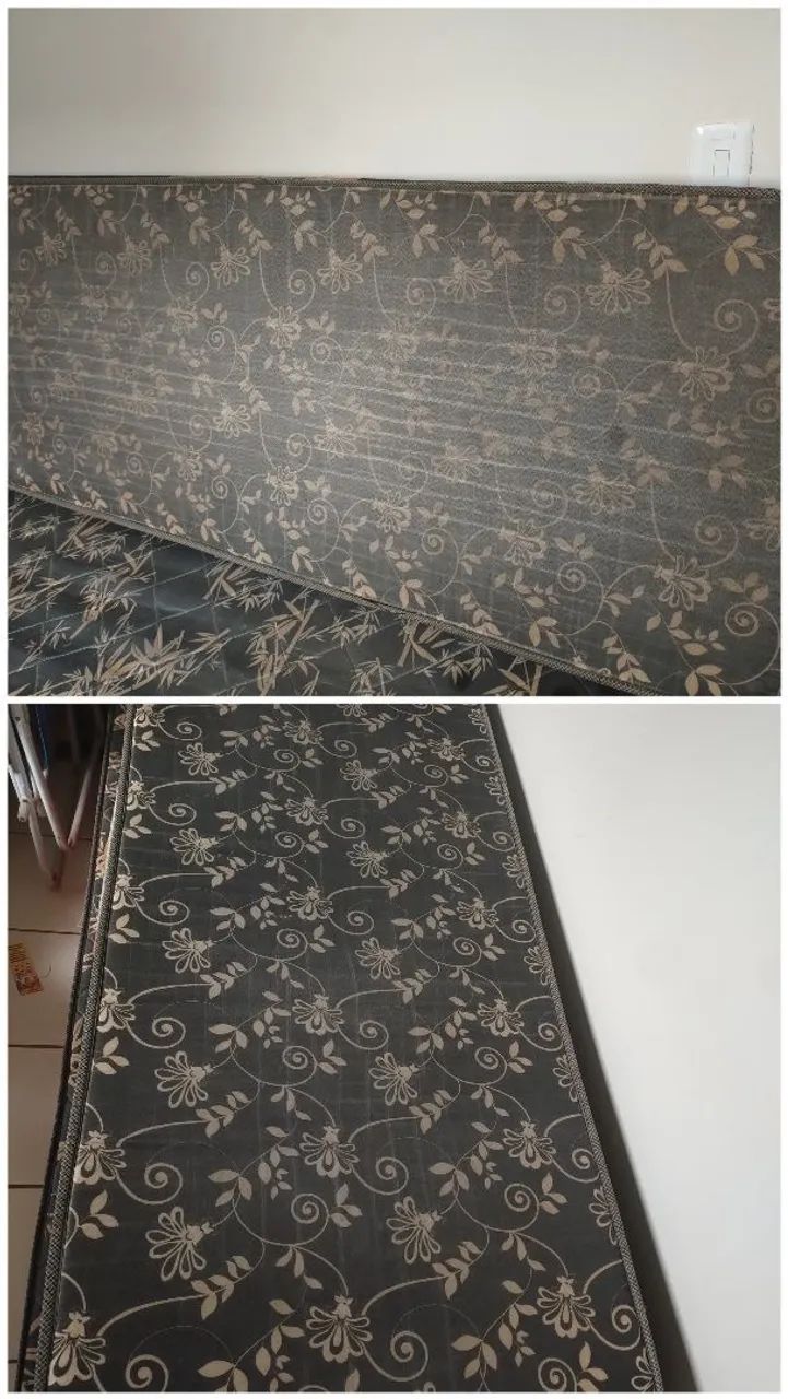 Base e colchão de solteiro - USADOS 