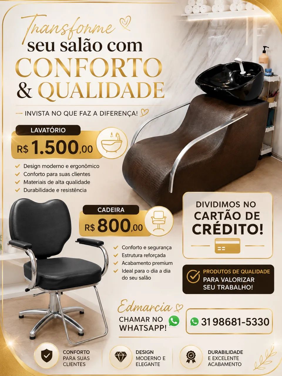 Móveis Para  salão 