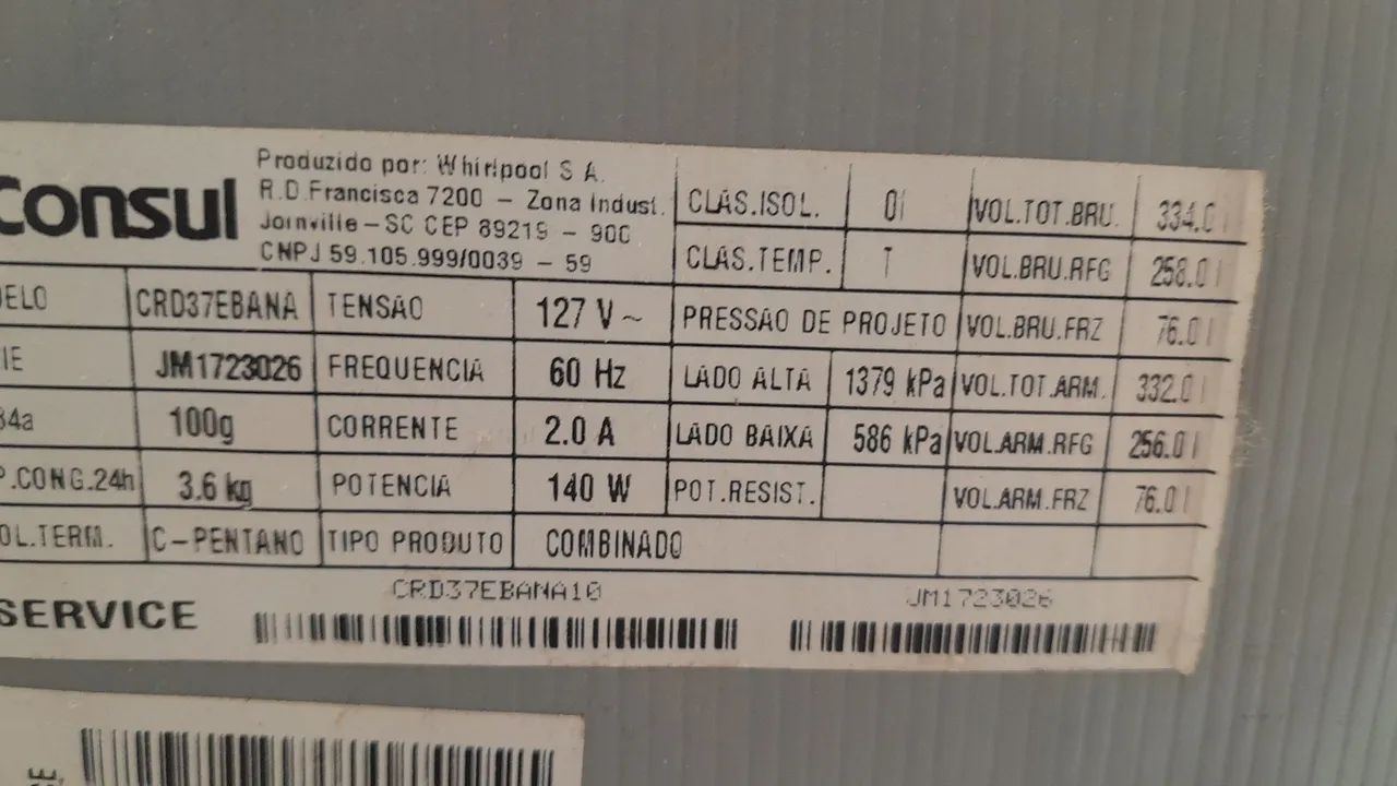 Geladeira  cônsul CRD37 - Foto 4